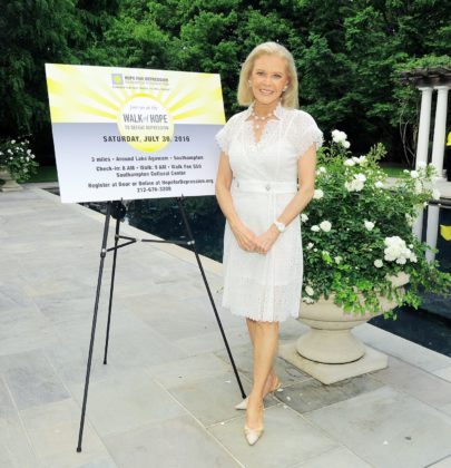 Audrey Gruss Kicks-Off Hope for Depression Research Foundation’s Inaugural Walk of Hope & Shop for Hope