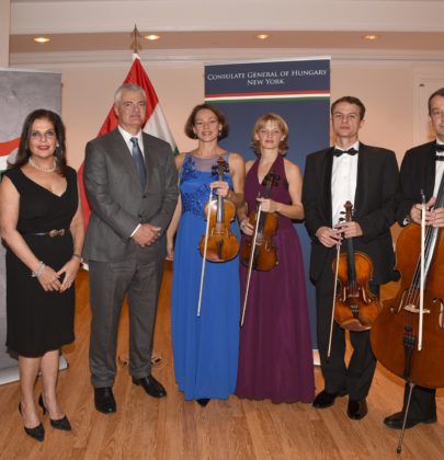 The Friends of the Budapest Festival Orchestra Kicks Off Music Season & Commemorates 60th Anniversary of the 1956 Hungarian Revolution with a Musicale at the Hungarian Consulate