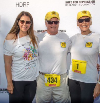 Lorraine Bracco Leads 500 Participants at Third Annual Walk of Hope + 5K Run to Defeat Depression