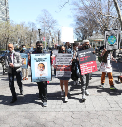 Sindhi Foundation “Long Walk for Freedom” Takes first steps by New York’s United Nations Headquarters