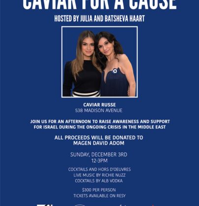 Event on December 3rd, 2023: Caviar For A Cause